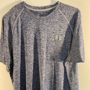 Under Armour Blue and Grey Athletic Shirt